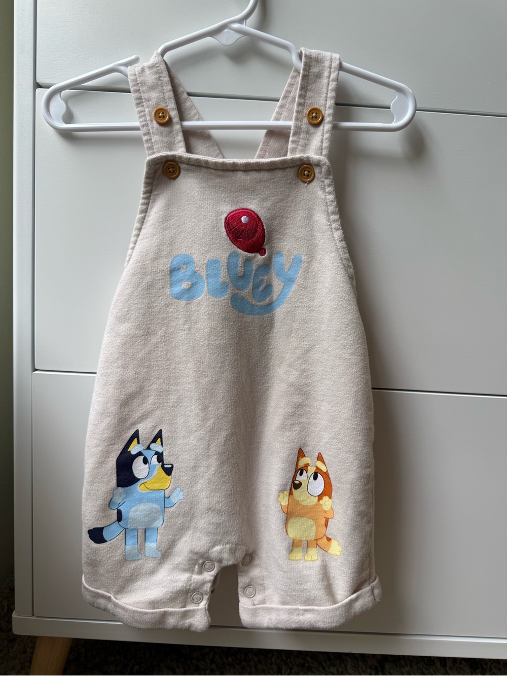 Bluey shortalls